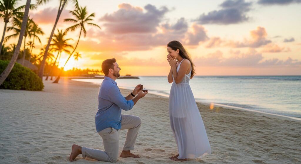 Punta Cana wedding proposal