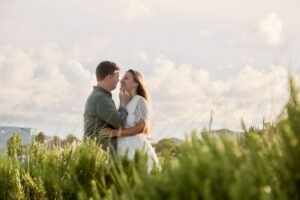Vilano beach engagement photo session